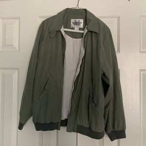 Green Mulberry Street Bomber Jacket Medium